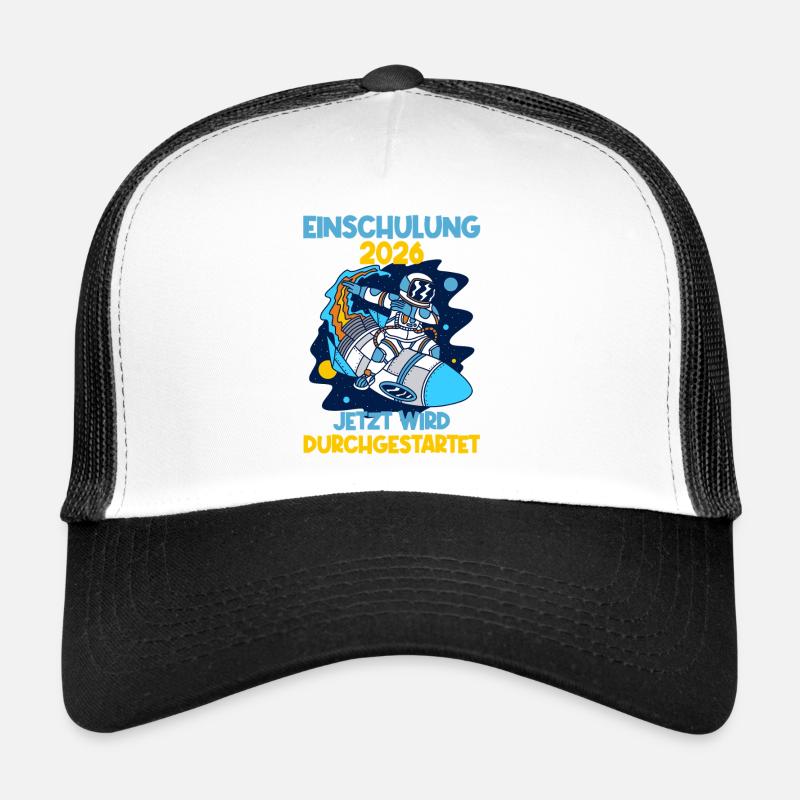 Einschulung 2026 Rakete Schulkind Schuleinführung Trucker Cap
