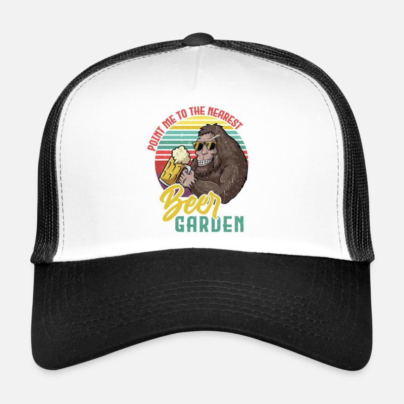 Sasquatch Biergarten Retro Trucker Cap