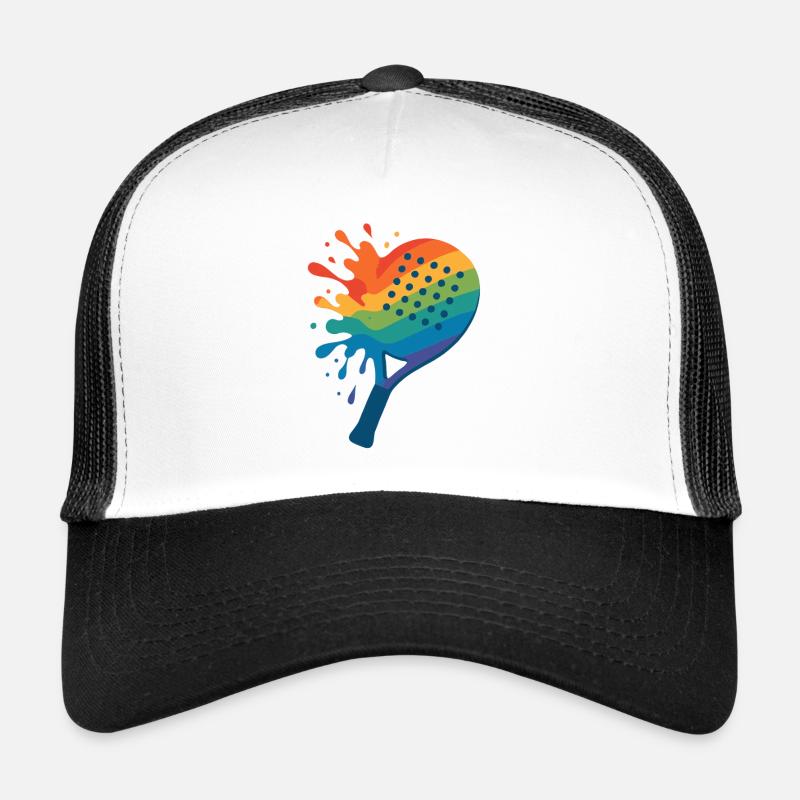 Raquette de Padel colorée Casquette trucker 