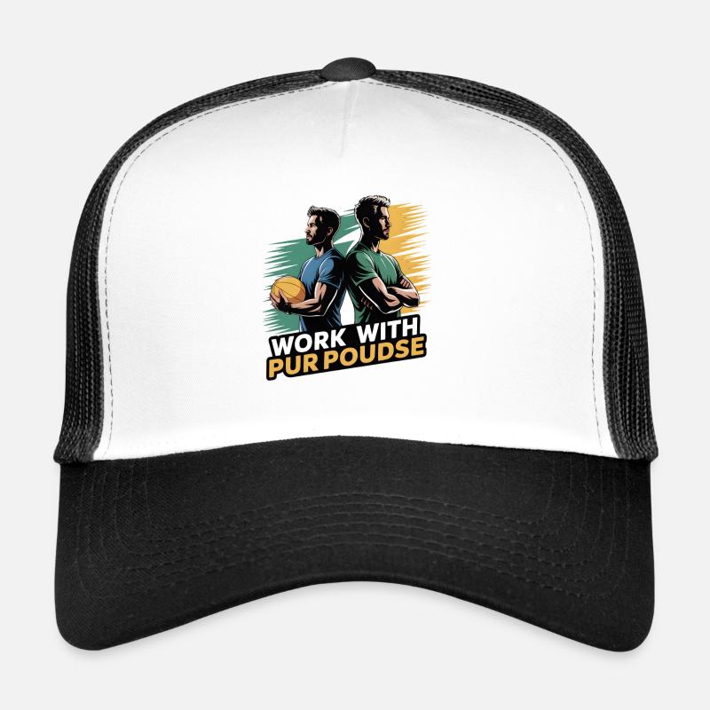 Travail avec Motivation Conception Sportive Casquette trucker 