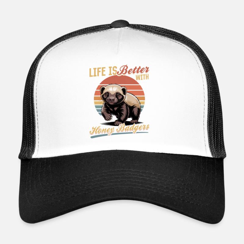 Blaireau drôle Casquette trucker 