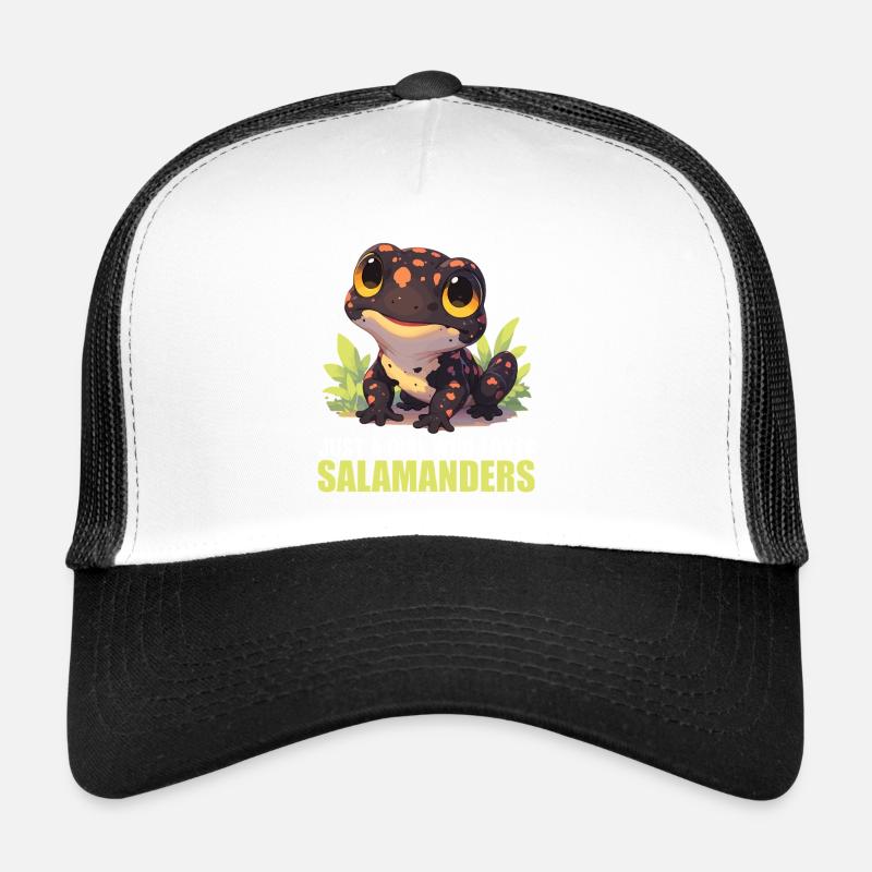 Fire Salamander Salamander Trucker Cap