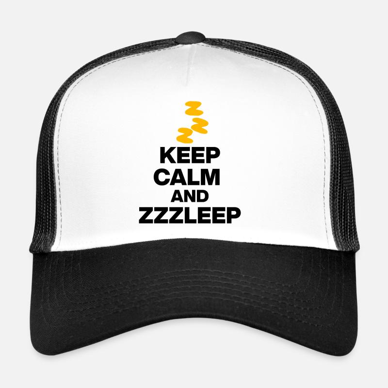 KEEP CALM AND ZZZLEEP 1aZzzleep Trucker Cap