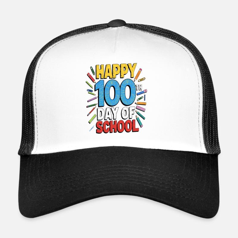 Conception du Jubilé du Centième Jour de l’École Casquette trucker 