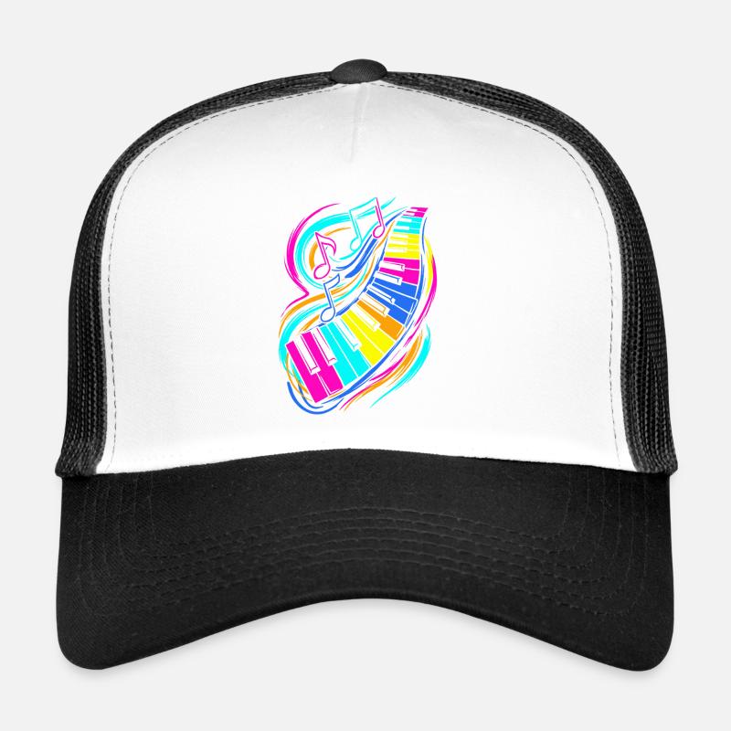 Clavier de piano Casquette trucker 