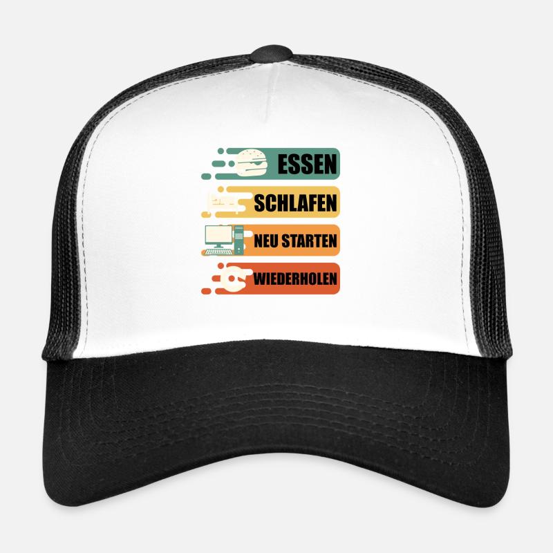 Technical Support RESTART FOOD SLEEP Trucker Cap