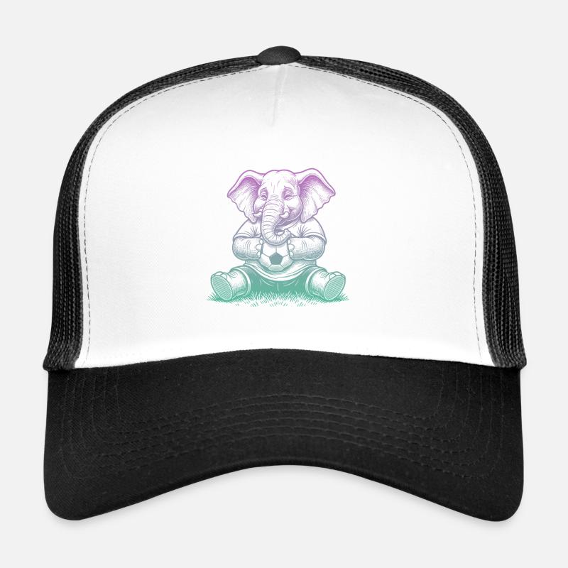 Fußball Elefant Trucker Cap