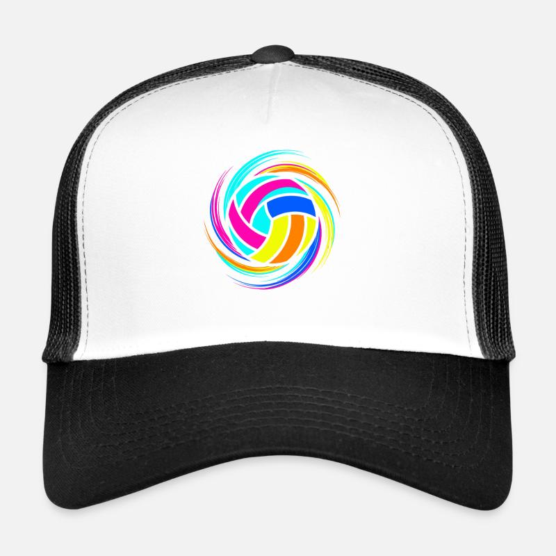 Volley-ball coloré Casquette trucker 