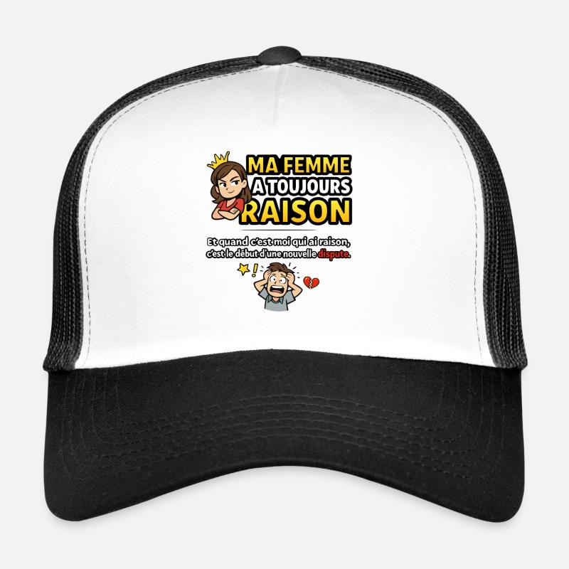 femme_raison Casquette trucker 
