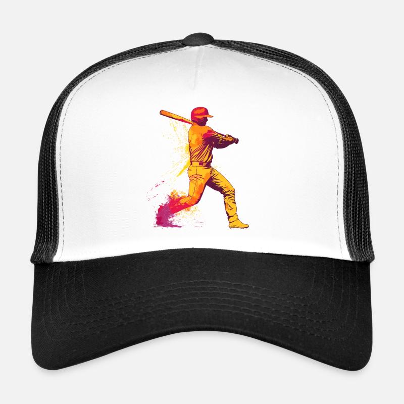 Farbexplosion Baseballschlägerheld Trucker Cap