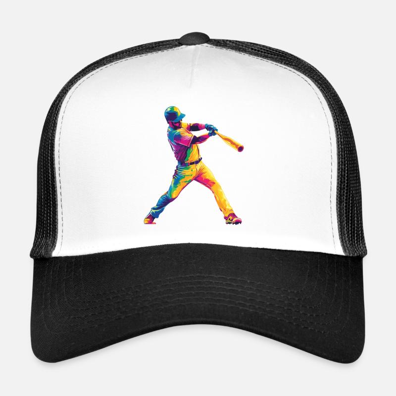Colorful baseball power Trucker Cap