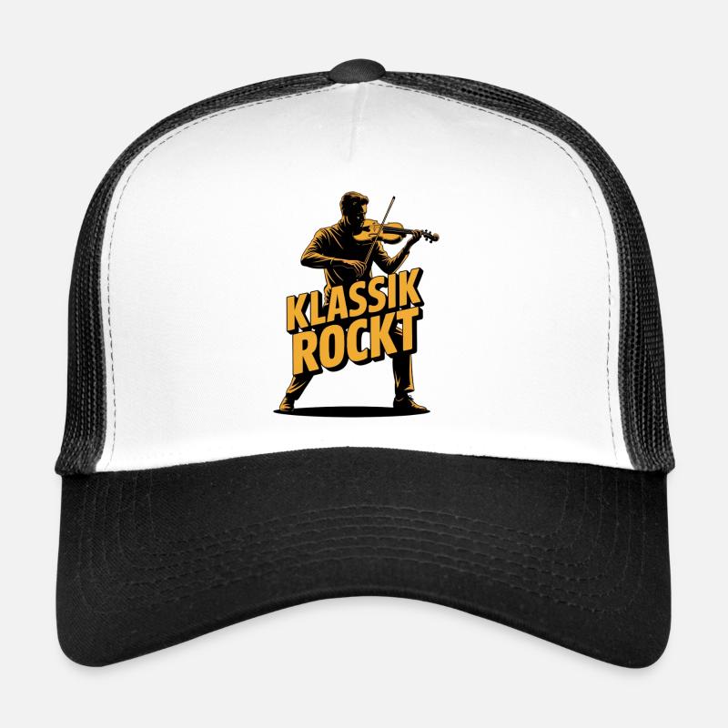 Rocks classiques Violon Violon Rock Violon Violon Violon Éventail classique Casquette trucker 