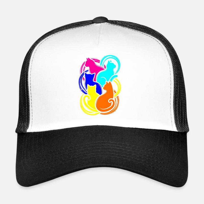 Bunte Katzen Trucker Cap