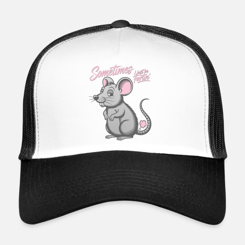 Parfois, je pète juste - Souris qui pète Casquette trucker 