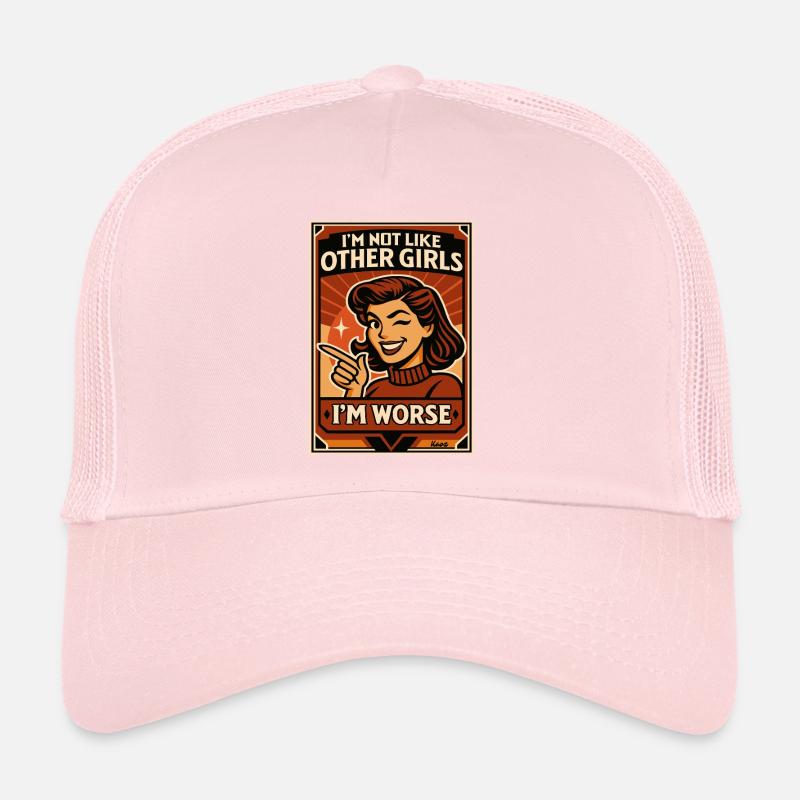Différent des autres filles – pire Casquette trucker 