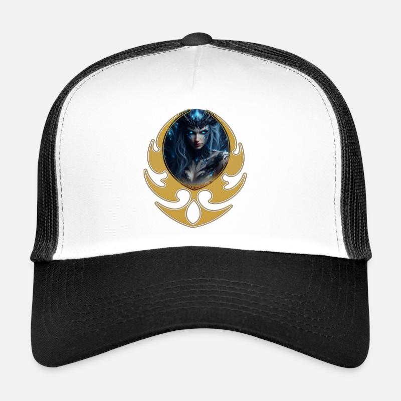 Emblème de glace et couronne Casquette trucker 