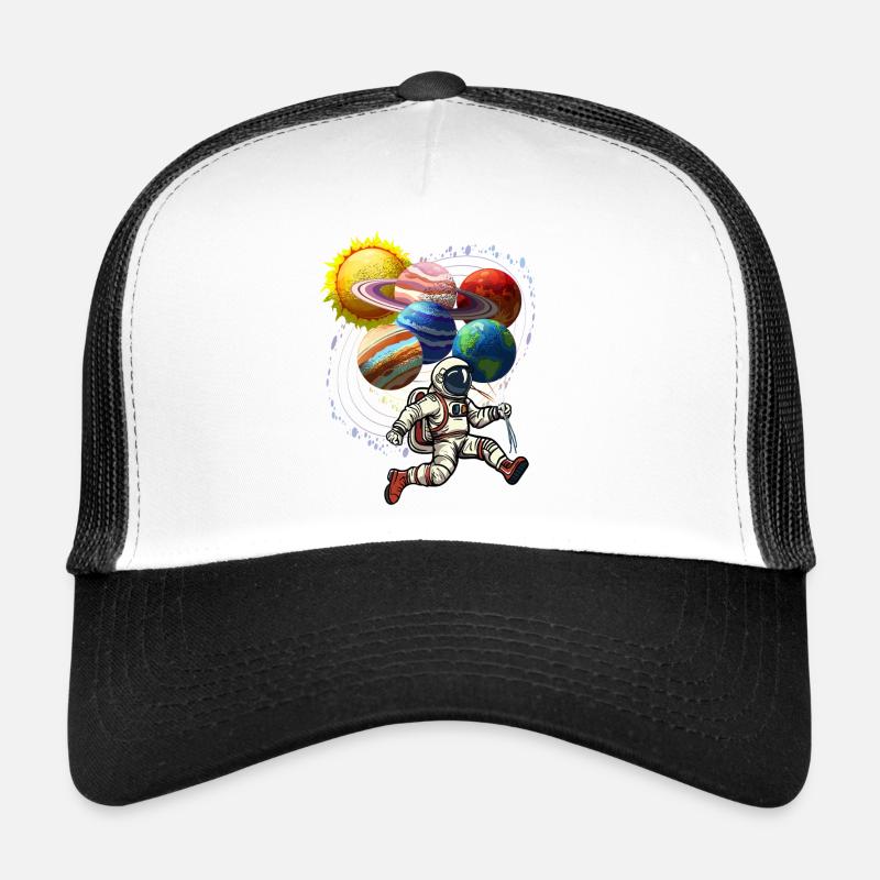 Astronautes et sphères planétaires Casquette trucker 