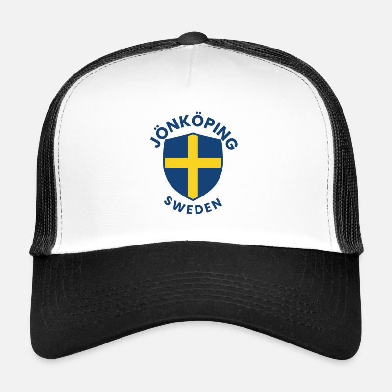 Bouclier de Jönköping Croix suédoise Casquette trucker 