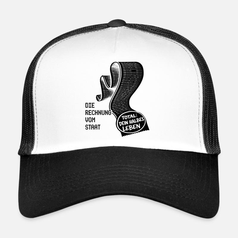 Die Rechnung Vom Staat. Steuern Humor Trucker Cap