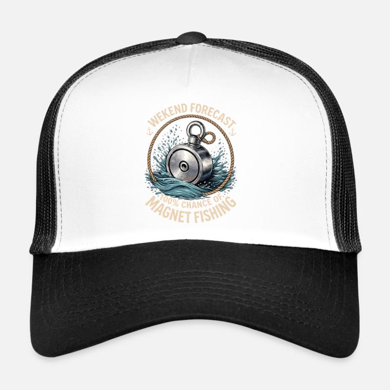 Prédiction du week-end 100 - Chance de pêche magnétique Casquette trucker 