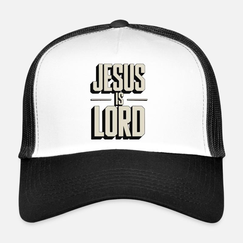 Jésus est le Seigneur - Conception chrétienne de fautes de frappe Casquette trucker 