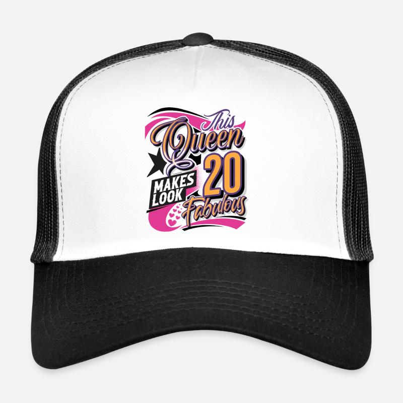 Reine du 20e anniversaire Casquette trucker 