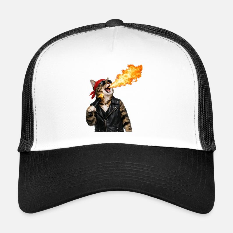 Feuerkatze Bikerlook Trucker Cap