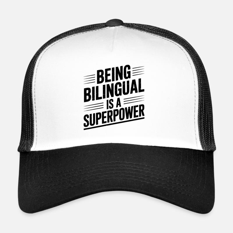 Foreign Language Sayings Funny Foreign Language Gift Trucker Cap