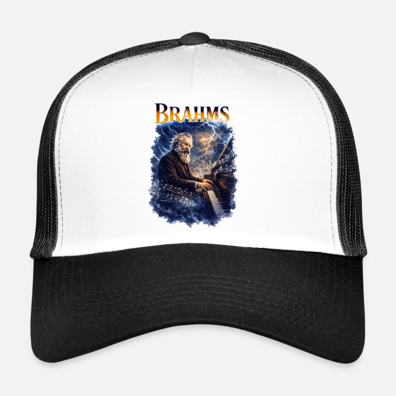 Brahms Piano Storm Trucker Cap