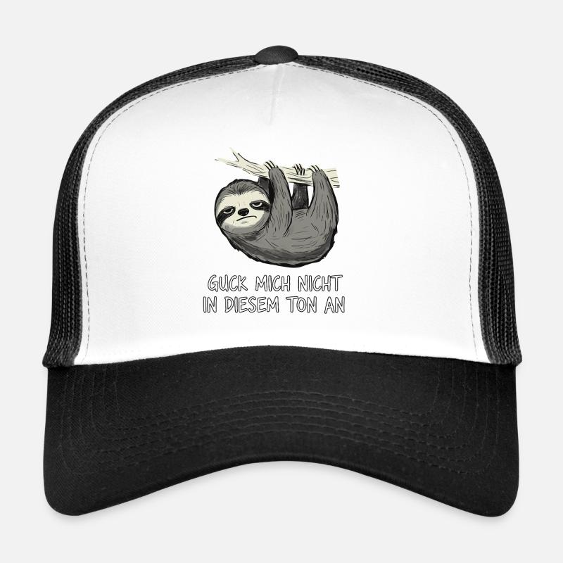 Faultier Spruch Lustig Sarkasmus Trucker Cap