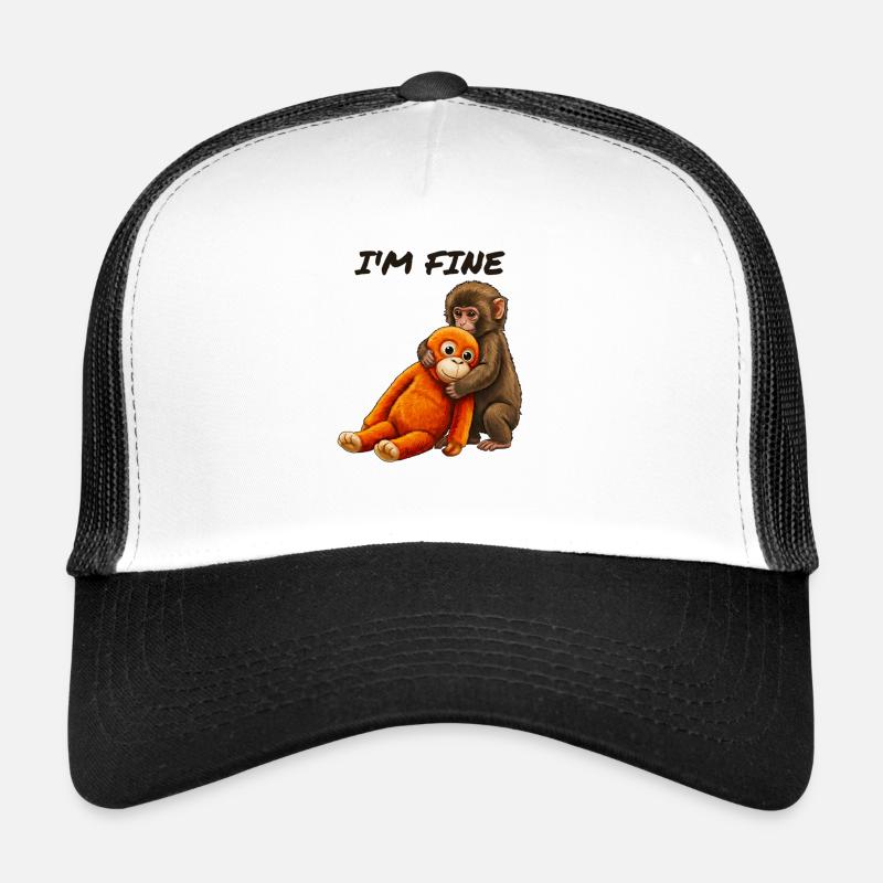 Baby Monkey Punch Meme Trucker Cap