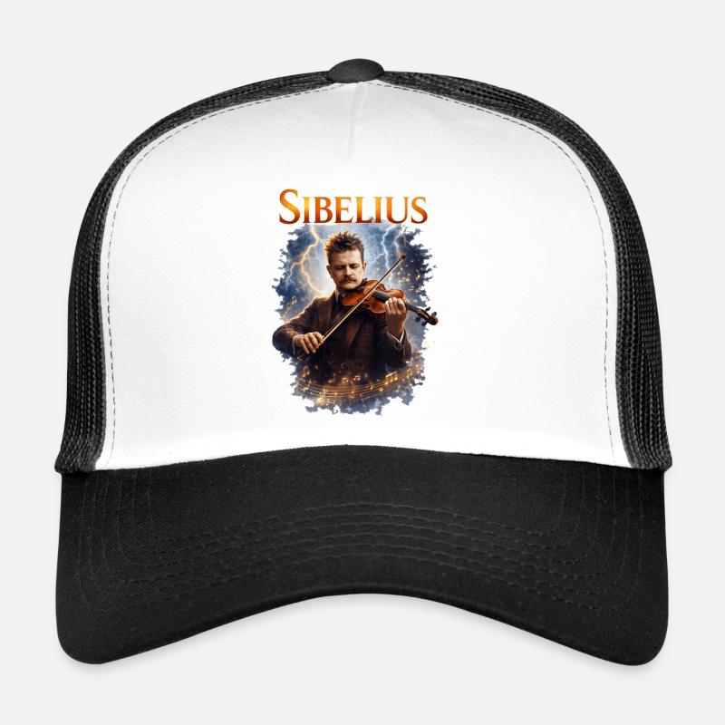 Sibelius Violine im Blitz Trucker Cap