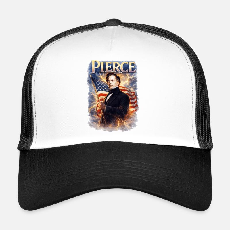Patriotic Flash Portrait Trucker Cap