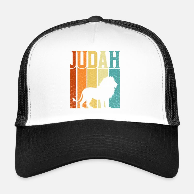 Bible chrétienne de la croix de Jésus, Lion Judah Casquette trucker 