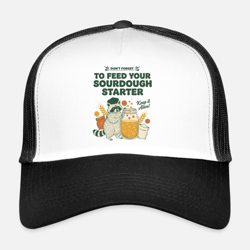 Sauerteigstarter, um Ihr Sauerteigbrot zu füttern Trucker Cap