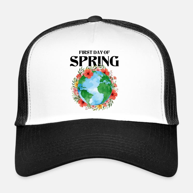 First Day Of Spring Equinox Happy Easter Ostara Trucker Cap