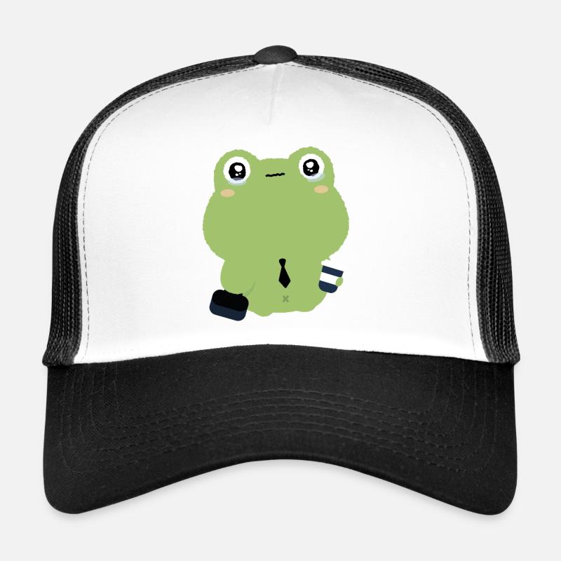 Grenouille fatiguée en cravate Casquette trucker 