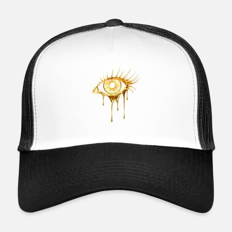 Regard d’œil doré Casquette trucker 