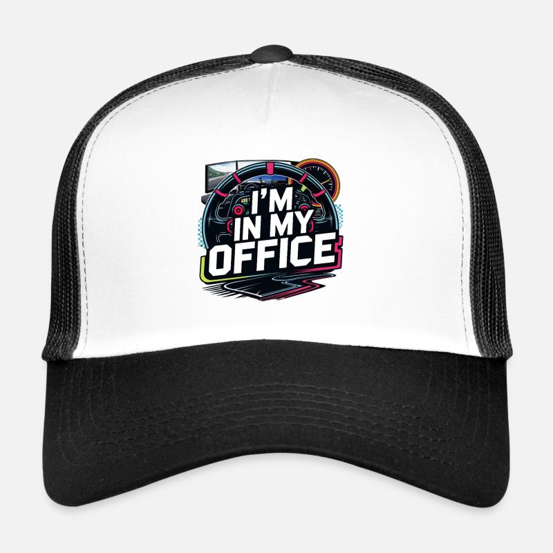 Je suis dans mon bureau Casquette trucker 