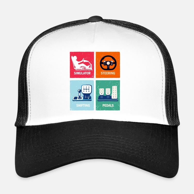 Sim Racing Trucker Cap