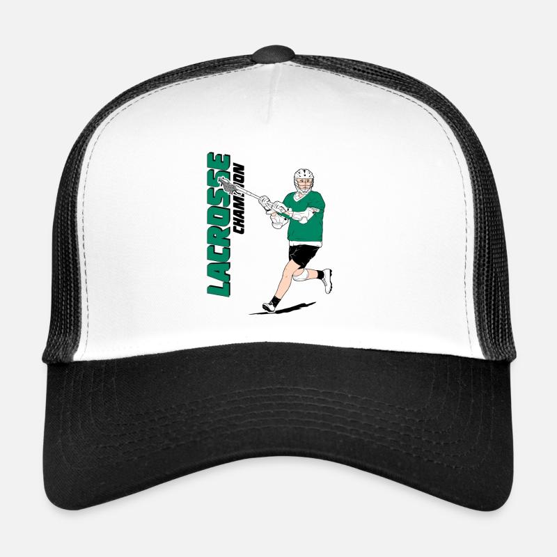 Lacrosse Player Trucker Cap