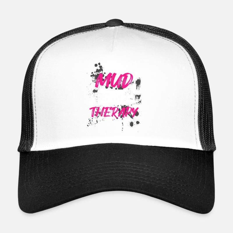 Mud is my therapy Schlammlauf Mud Run Muddy Race Trucker Cap