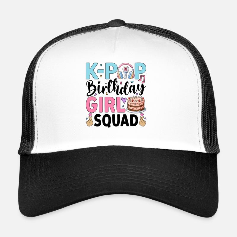 Escouade des filles d’anniversaire K-Pop Casquette trucker 