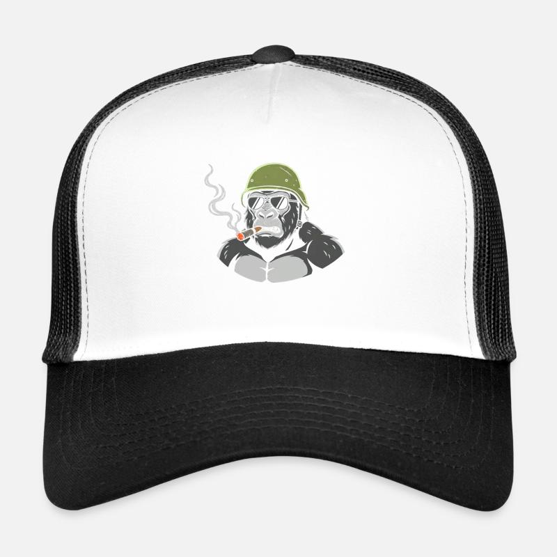 Gorilla Commando avec un cigare Casquette trucker 