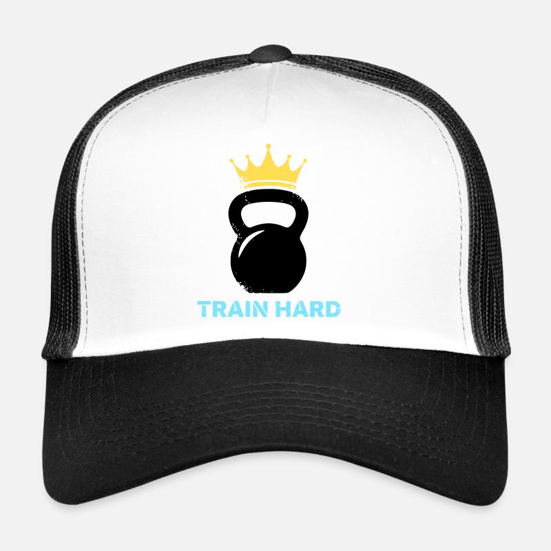Kettlebell Crown Train Hard Trucker Cap