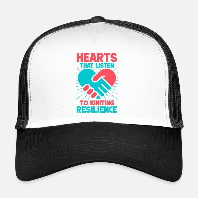 Bénévoles pour les Cœurs d’Appréciation qui Écoutent Casquette trucker 