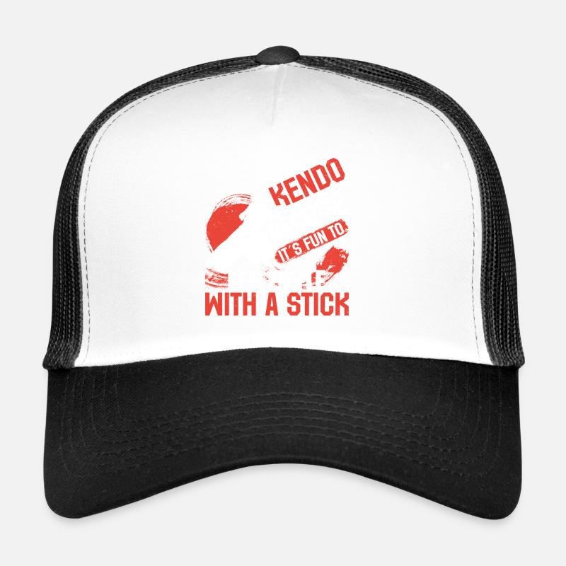 Kendo Épéiste Samouraï Ninja Sinobi Kenjutsu Casquette trucker 