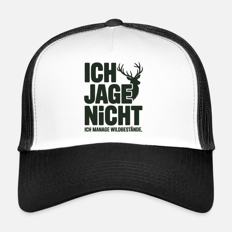 Jagd T-Shirt – Jäger Spruch mit Hirsch Trucker Cap