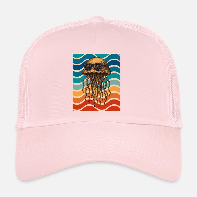 Jellyfish Sonnenbrille Strand Trucker Cap