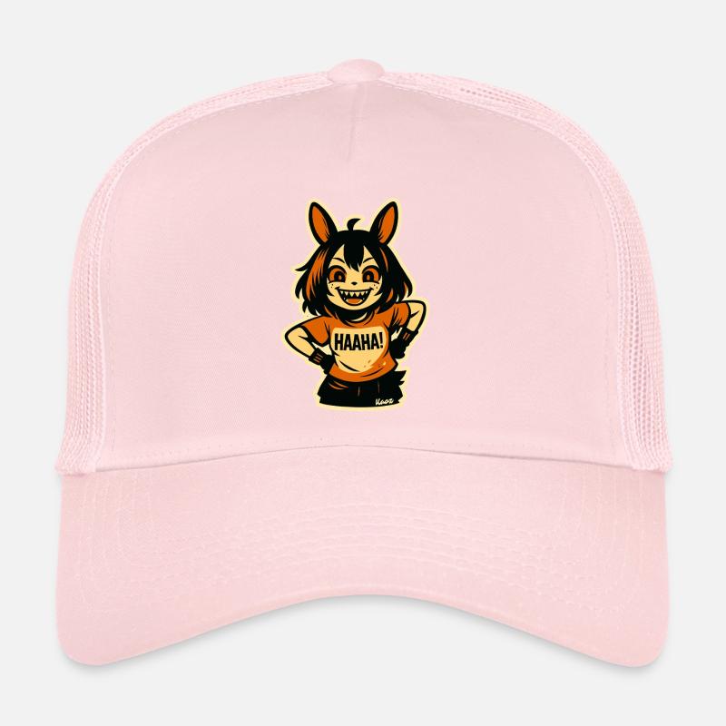 Midnight Mischief Wolf Sprite Trucker Cap
